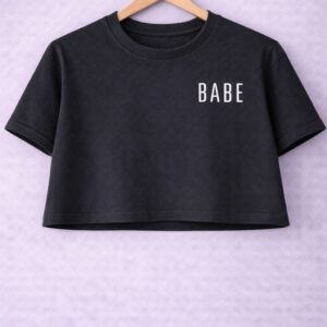 Babe crop tee