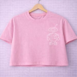 Robot crop tee