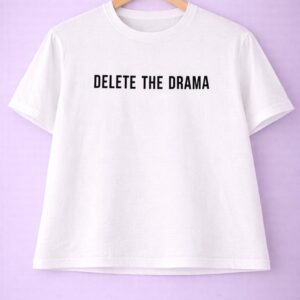 Delete the drama crop tee