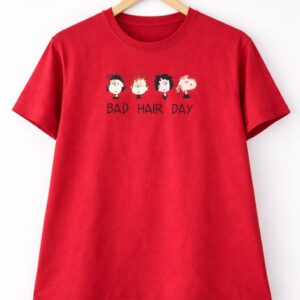 Bad hair day crop tee