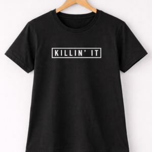 Killin’ It Printed Black T-Shirt