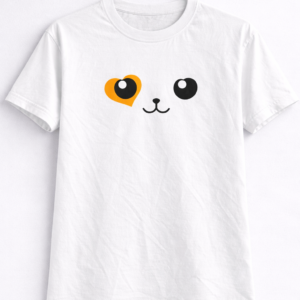 Love Eye Smiley White Tee