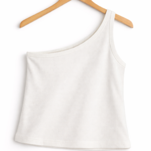 Aura One-Shoulder Rib Knit Top