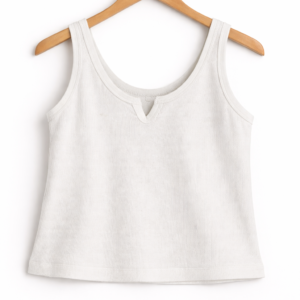 Essential Ribbed V-Neck Tank Top