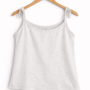 Shoulder Ribbed Tank Top
