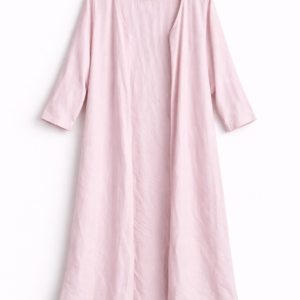 Soft Pink Longline Open Front Shrug