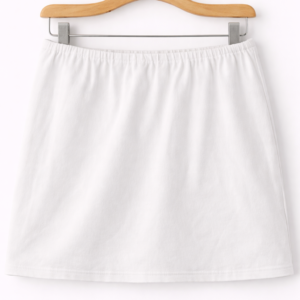 Pure White Mini Skirt