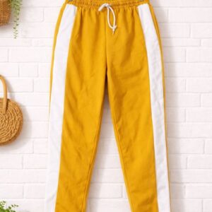 Mustard Side Stripe Jogger