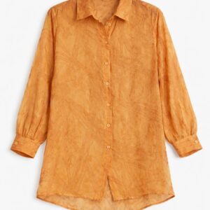 Orange Shirt full sleeve