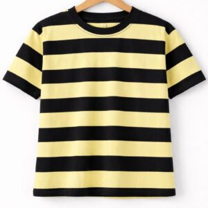 Yellow & Black Striped T-Shirt