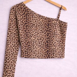 Leopard Print Long Sleeve Top