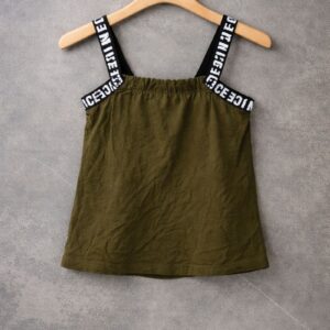Logo Strap Sleeveless Top