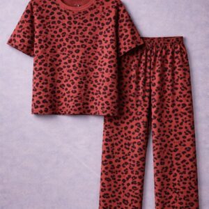 Printed Cotton Night Suit (Half Sleeve)