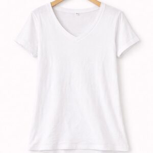 Classic White V-Neck T-Shirt