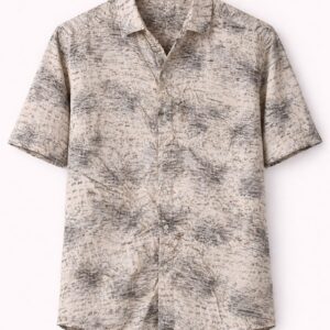 Men’s Printed Casual Half Sleeve Shirt