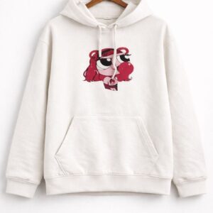Cute Character Print Hooded Sweatshirt