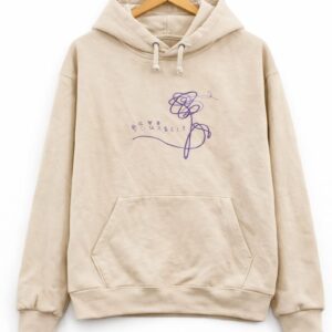 Love Yourself Beige Hoodie