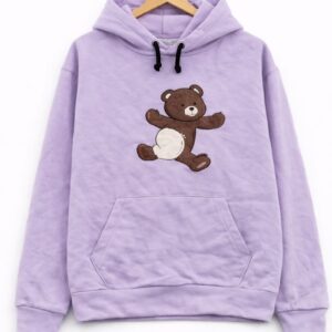 Teddy Bear Lavender Hoodie