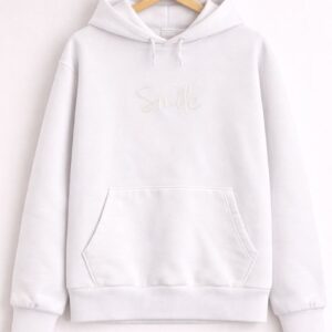 Classic White Pullover Hoodie