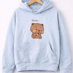 Cute Thinking Bear Hoodie