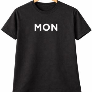 MON Minimal Black T-Shirt