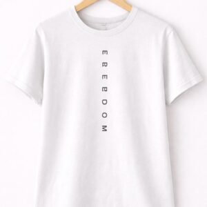 Freedom Minimal Text T-Shirt