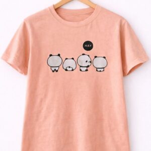 Cute Panda Squad Graphic Tee
