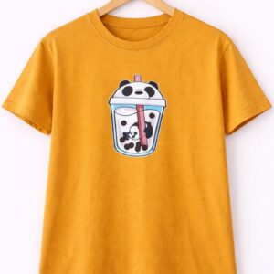 Panda Boba Cute Graphic Tee