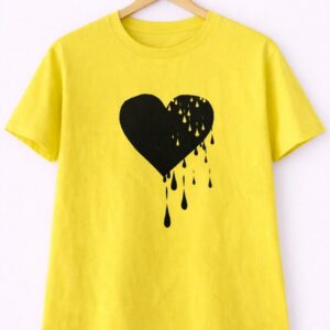 Dripping Heart Graphic Tee