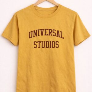 Universal Studios Mustard Printed T-Shirt