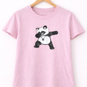 Cute Panda Graphic T-Shirt