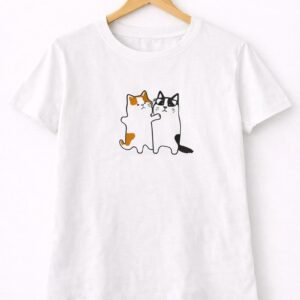 Cute Dog Friends Graphic T-Shirt