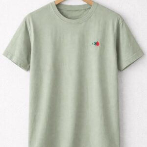 Sage Rose Embroidered Tee
