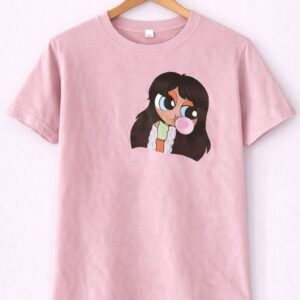 Cute Bubble Girl Pink Tee