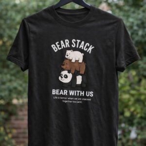 Bear Stack Graphic T-Shirt