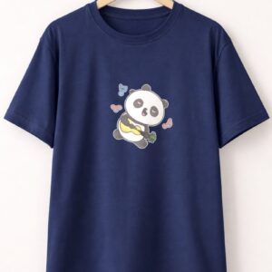 Navy Panda Vibes T-Shirt