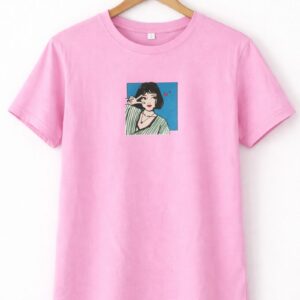 Cute Wink Girl Tee