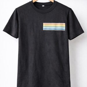 Pastel Stripe Pocket Style T-Shirt