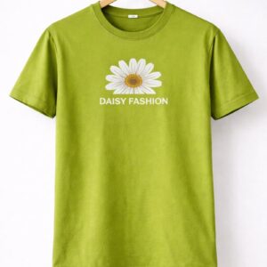 Daisy Fashion Green T-Shirt