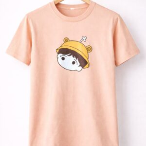 Cute Monkey Peach T-Shirt