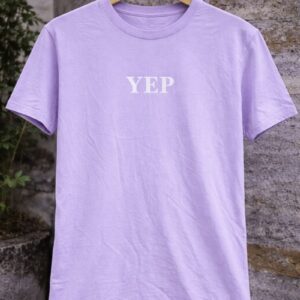 Minimal YEP Print T-Shirt