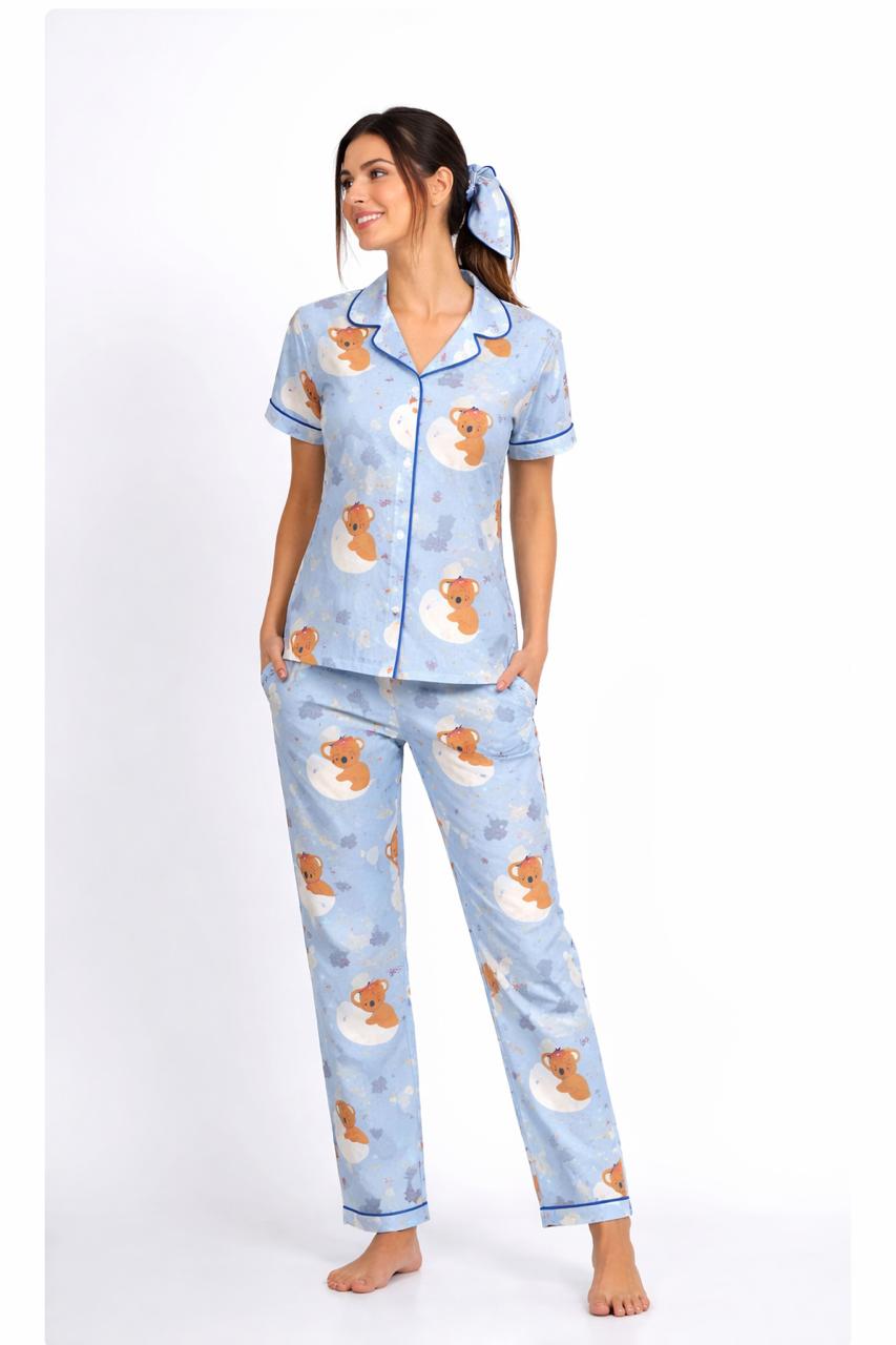 Moonlit Teddy Pajama Set