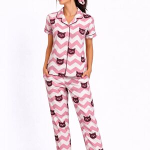 Blush Cat Pajama Set